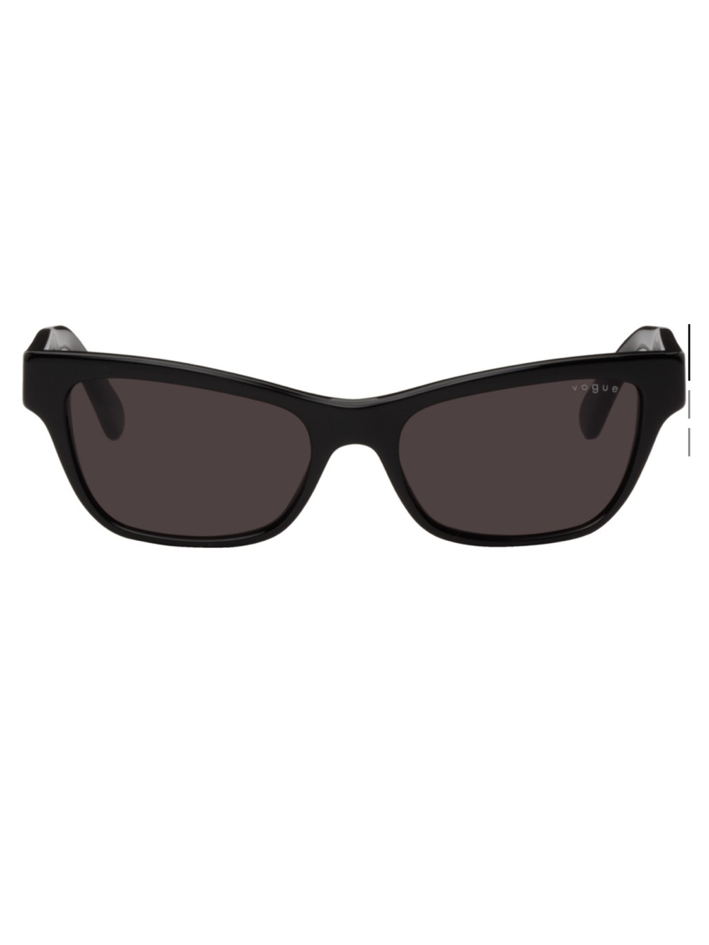 Vogue Black Hailey Bieber Edition Rectangular Sunglasses